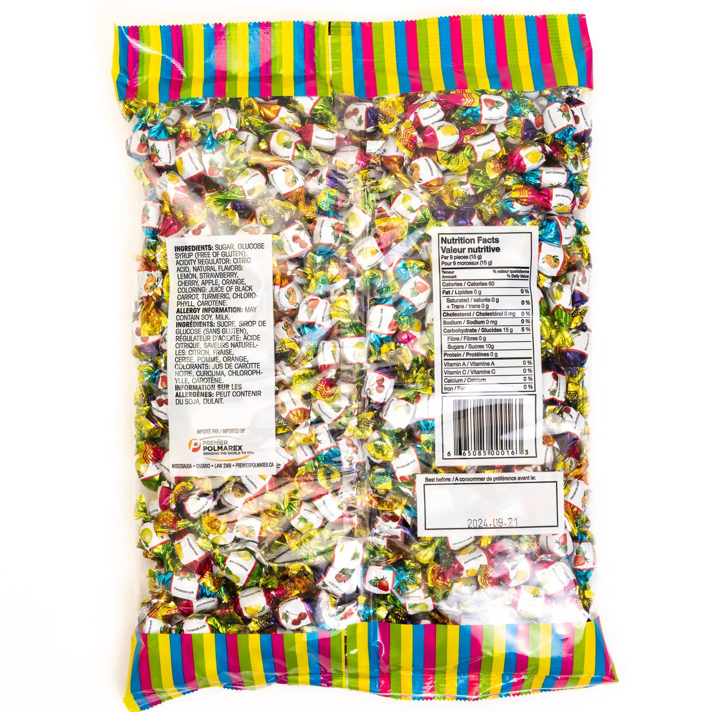 Ogusto Mini Goodies Fruit Flavoured Candies | Assorted Fruit Flavours |750g