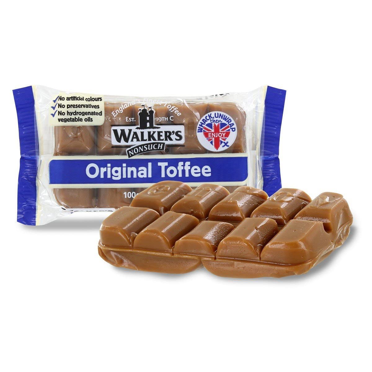 Walkers Nonsuch English Toffee - Original - 100g by Walkers