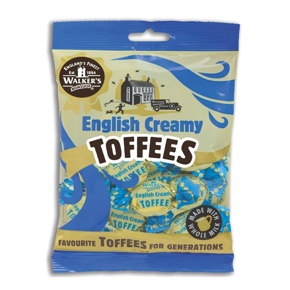 Walkers Nonsuch English Creamy Toffees, 5.3 oz., Two bags by Walkers Nonsuch