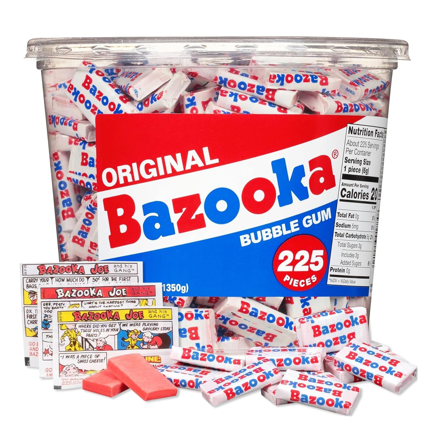 Bazooka Bubble Gum Original Nostalgia Mini-Wallet Pack