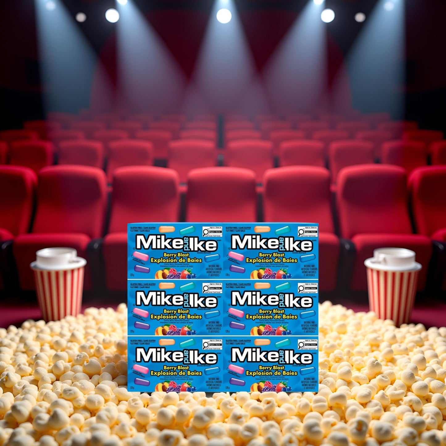 VALUBNDL: MIKE AND IKE and HOT TAMALES CANDY - Movie Night Snacks, Treats, and Candies for Adults and Kids - Custom VALUBNDL Branded