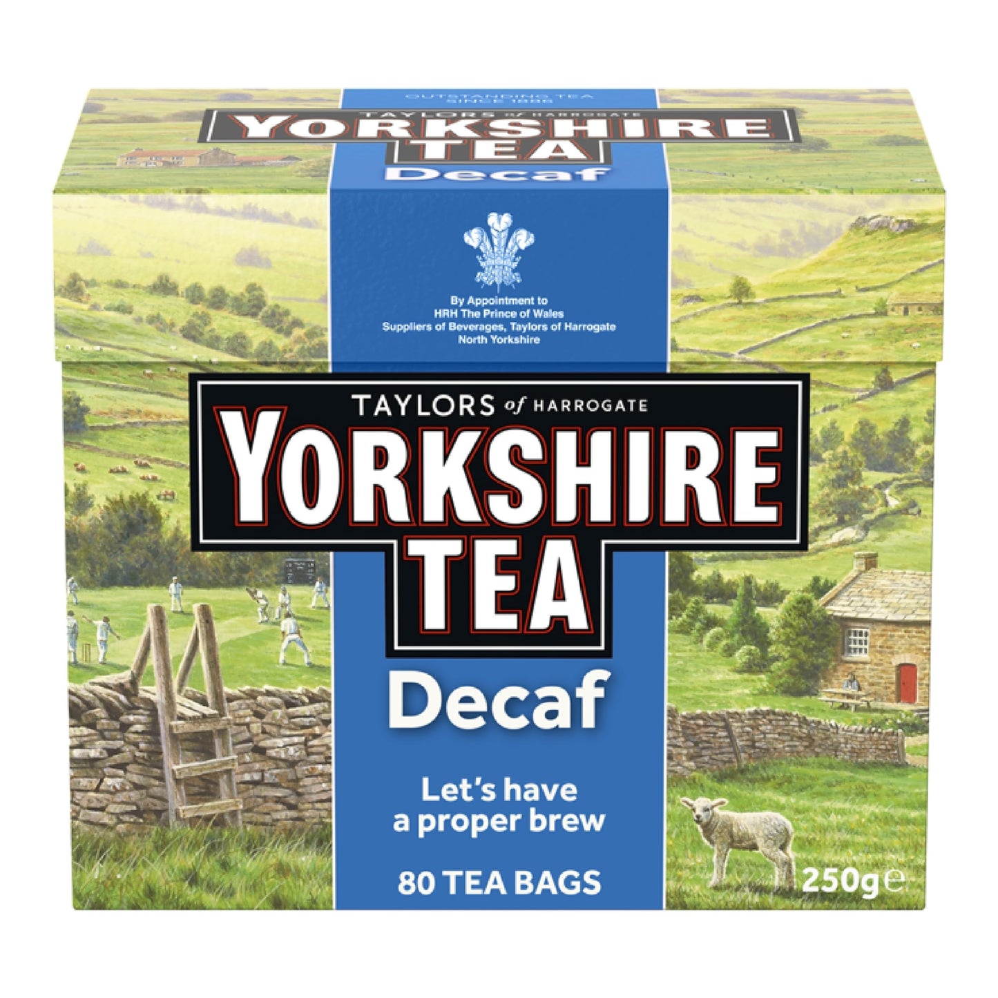 Yorkshire Decaffeinated Tea Bags 80s 250g