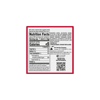 ICE Breakers Duo Fruit + Cool Sugar Free Mints (Strawberry, 1.3-Ounce Containers, Pack of 8)