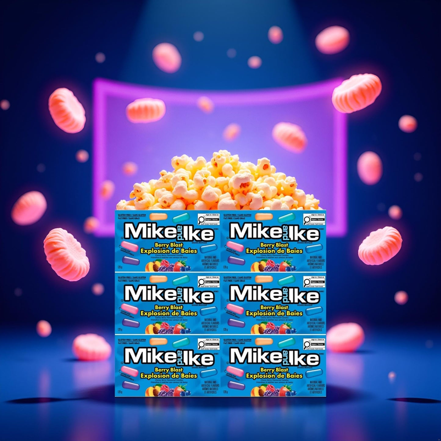 VALUBNDL: MIKE AND IKE and HOT TAMALES CANDY - Movie Night Snacks, Treats, and Candies for Adults and Kids - Custom VALUBNDL Branded