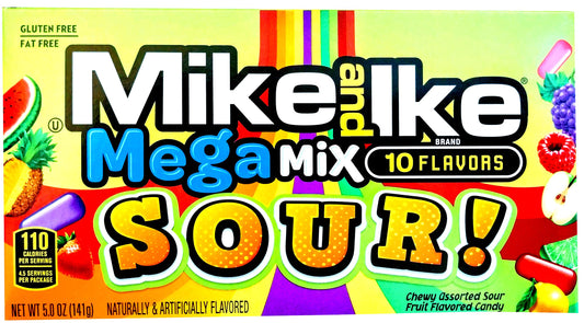 Mike and Ike Mega Mix Sour 4.25 oz. (Pack of 2)