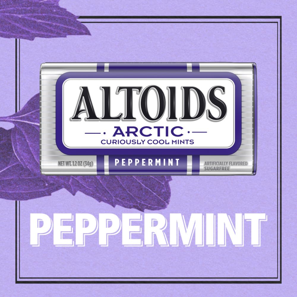 Altoids Arctic Peppermint Mints, 1.2 Ounce (8 Packs)