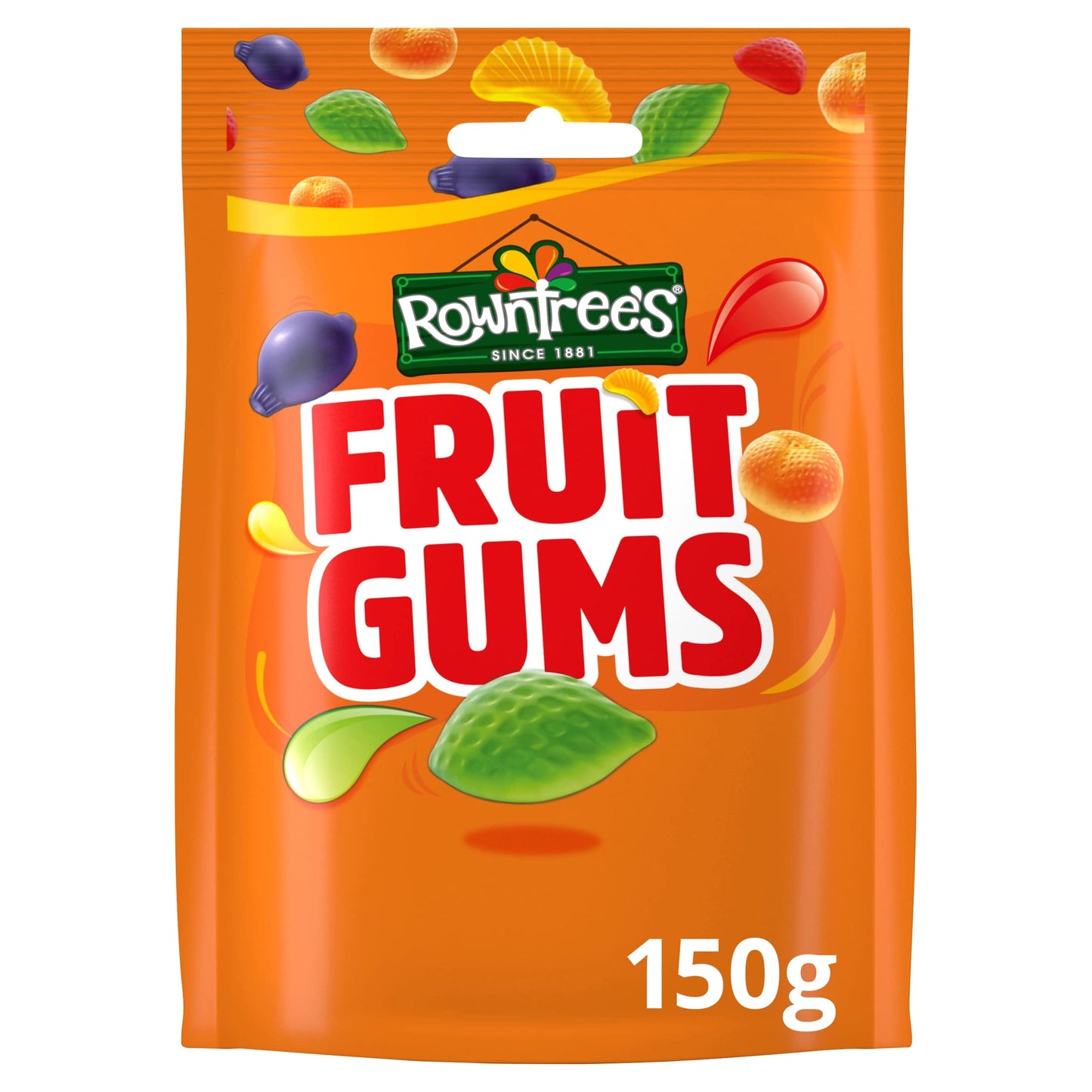 Rowntrees Fruit Gums, 150 Grams