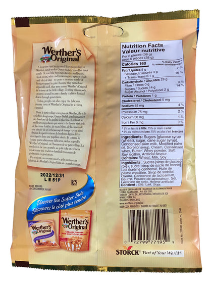 Werther's Original Chewy Caramels 128 g (Pack of 3)