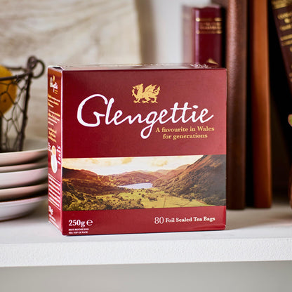 Glengettie 80 Teabags (Pack of 6, Total 480 Teabags)