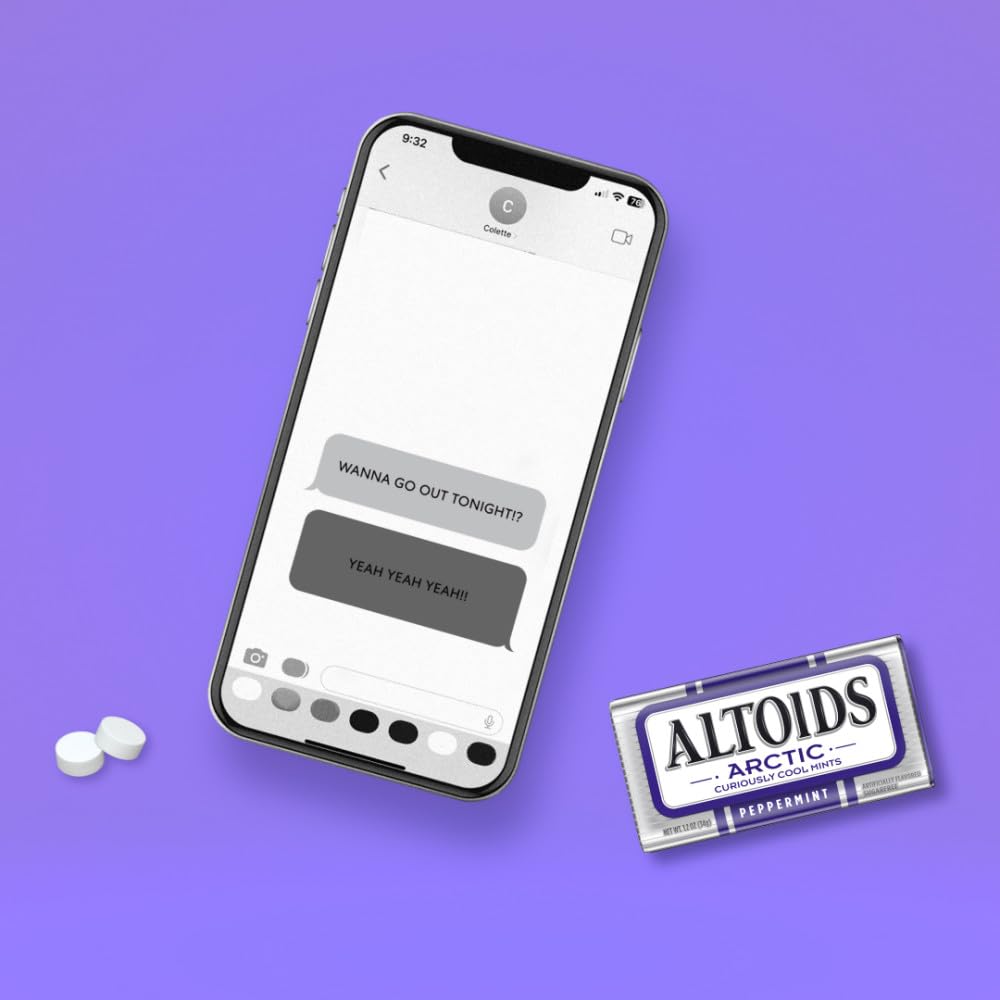 Altoids Arctic Peppermint Mints, 1.2 Ounce (8 Packs)