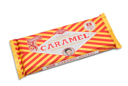 Tunnock's Real Milk Chocolate Caramel Wafers 8 Pack of 30g by Tunnock's