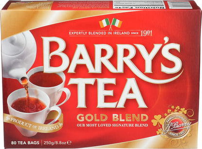 Barry's Gold Blend Irish Tea, 80-Count Tea Bags (Pack of 3)