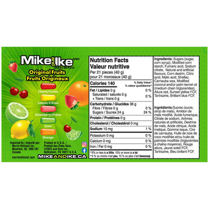Mike & Ike Chewy Candy 120g Box (Pack of 3)
