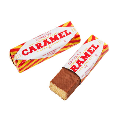 Tunnocks Milk Chocolate Caramel Wafers 4 Pack 100g
