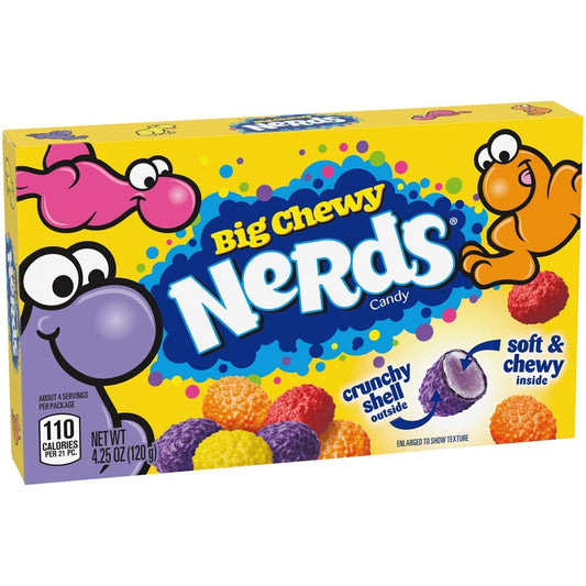 Nerds Big Chewy and Sour Big Chewy, 8 Count, 120g