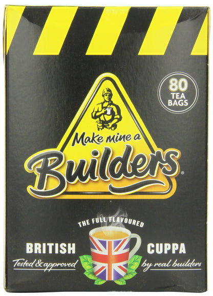 Builders Teabags, 80-Count by British Wholesale Imports