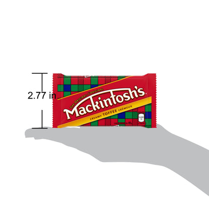 Nestle Mackintosh's 24 Pack Creamy Toffee - 45g Individually Wrapped Bars in Original Display Box with Nestle Recipe -Product of Canada