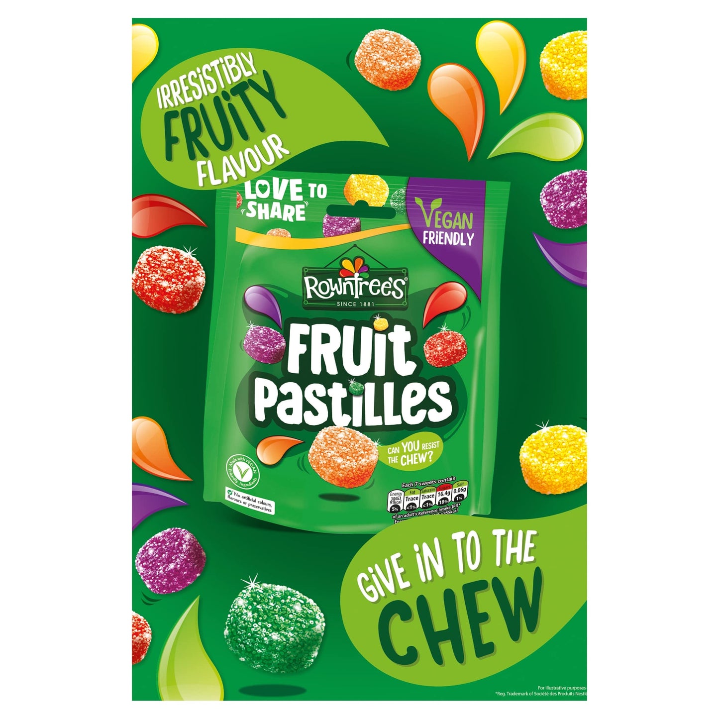 Rowntrees Fruit Pastilles 150g