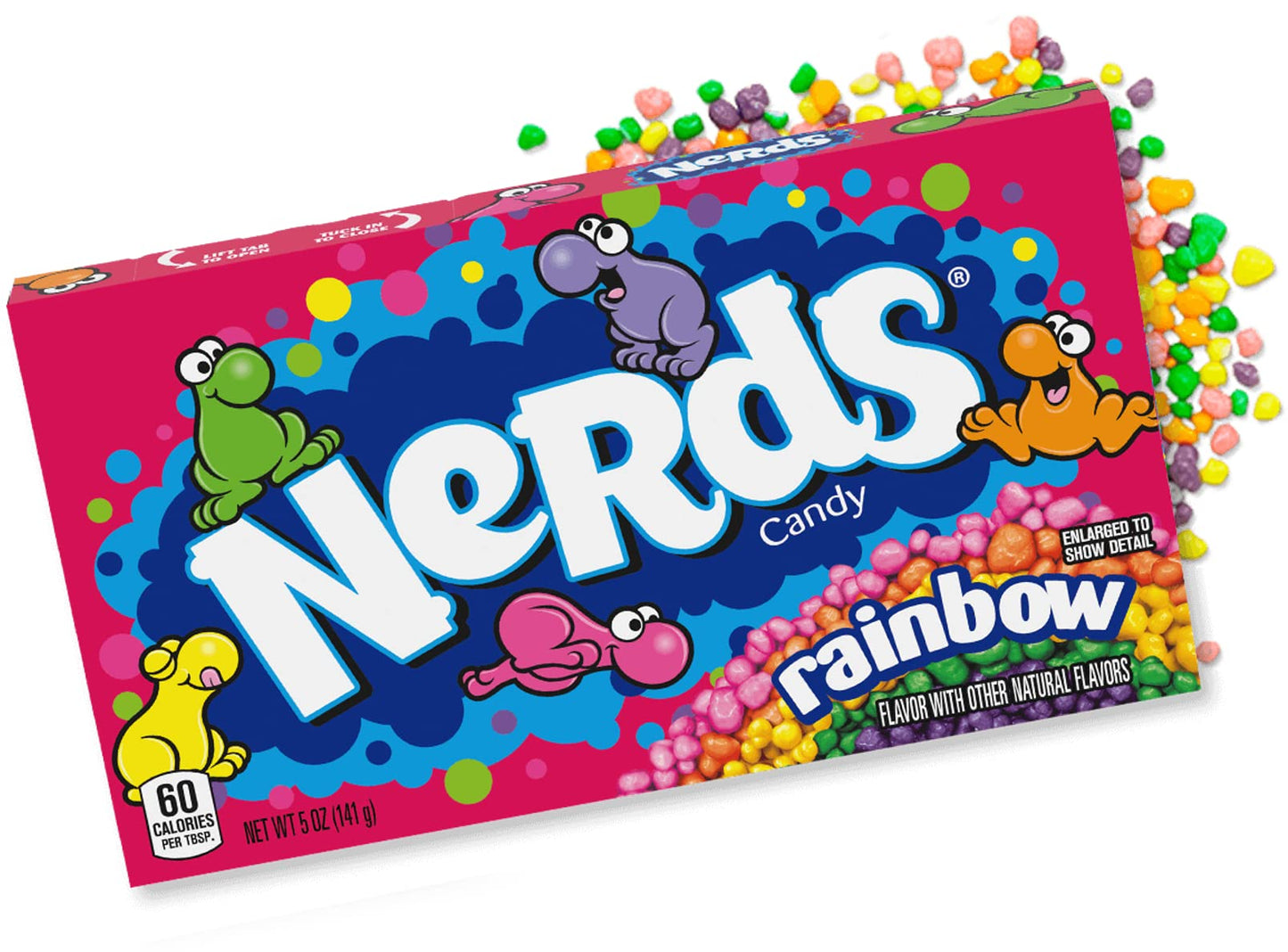 Wonka Rainbow Nerds Wonka Rainbow nerd candy 141g parallel import goods