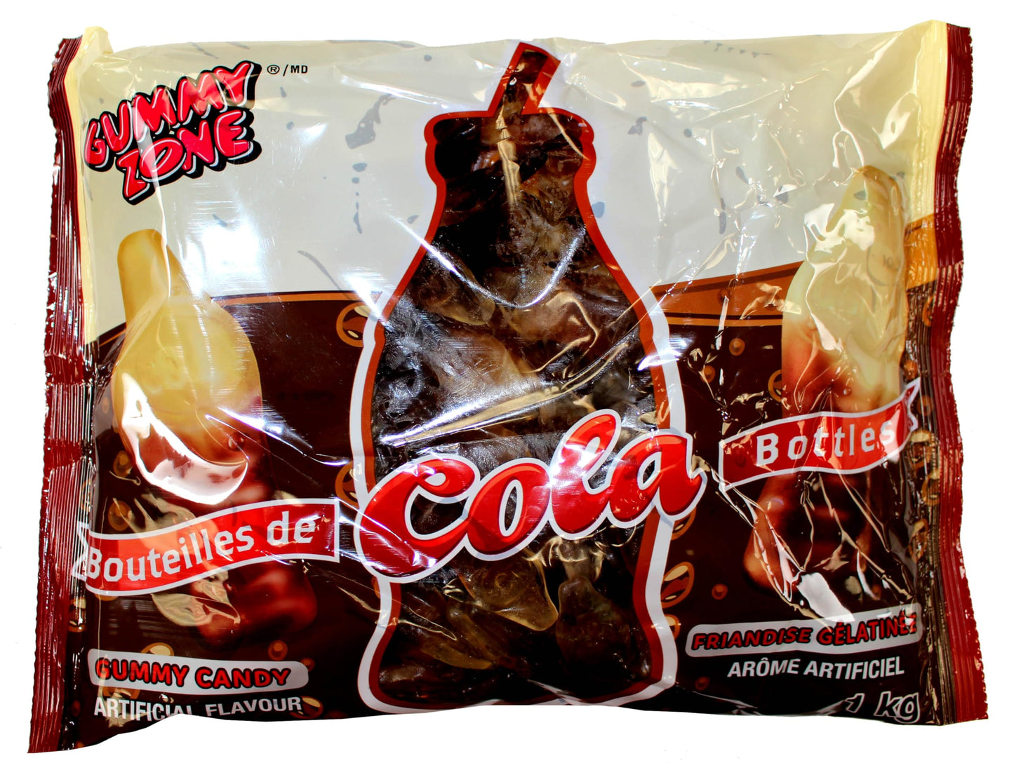 Gummy Zone Gummy Candy, 1 kg Bag (Pack of 1)