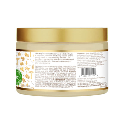 SET Enterprises NEW AFRICAN PRIDE MOISTURE MIRACLE DETANGLE & CONDITION PRE-SHAMPOO 12 OZ W ALOE COCONUT WATER 12 OZ