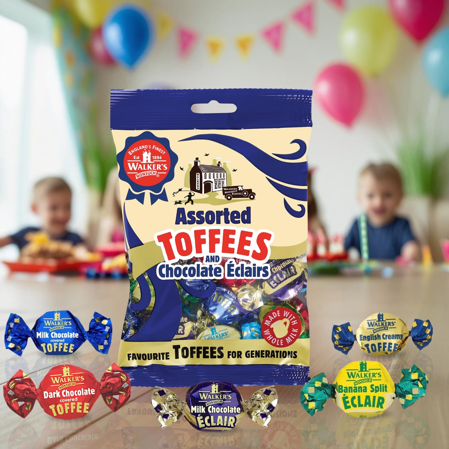 Walkers Assorted Nonsuch Toffee/ Eclair 150g