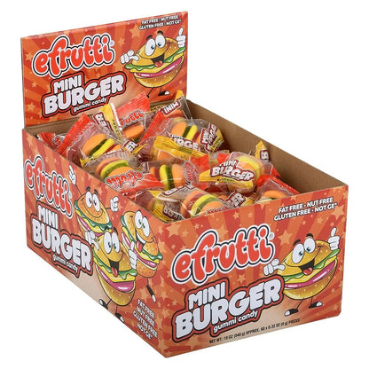 Gummy Burgers - Mini Gummi Burger (approximately 60 pieces)