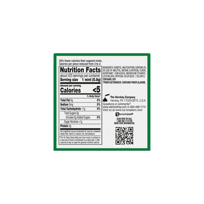 ICE Breakers Mints (Spearmint, Sugar Free, 1.5-Ounce Containers, Pack of 8)