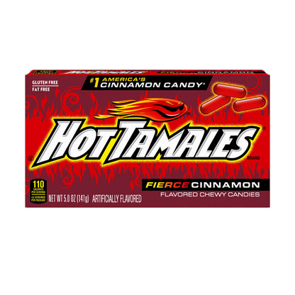 Hot Tamales Candy, Cinnamon, 5 Ounce (Pack of 12)