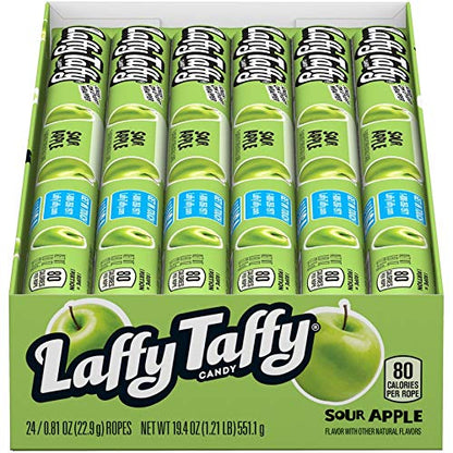 Laffy Taffy Ropes - Sour Apple, 24 count box by Laffy Taffy