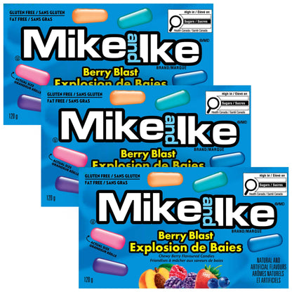 Mike & Ike Chewy Candy 120g Box (Pack of 3)