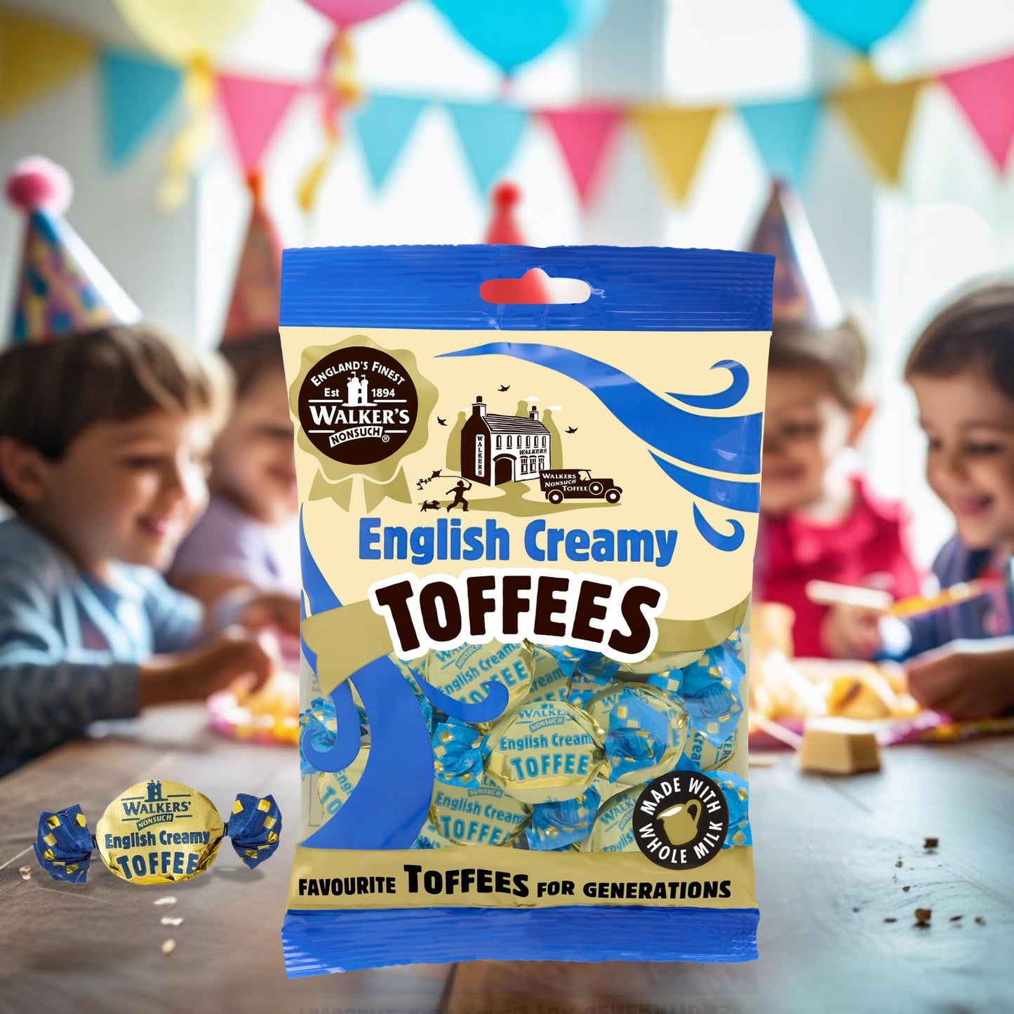 Walkers Nonsuch English Creamy Toffees, 5.3 oz., Two bags by Walkers Nonsuch