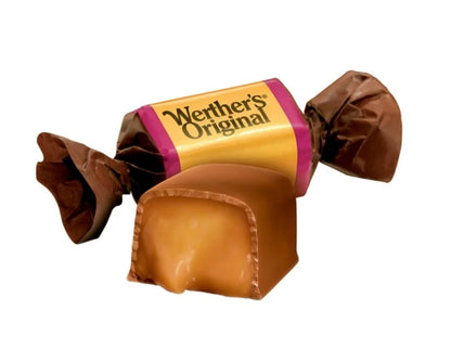 New Werther’s Original Milk Chocolate Caramels, 116g (Pack of 3) – Soft Creamy Caramel Candy Covered in Milk Chocolate, Individually Wrapped German Sweets, Perfect for Sharing or Gifting