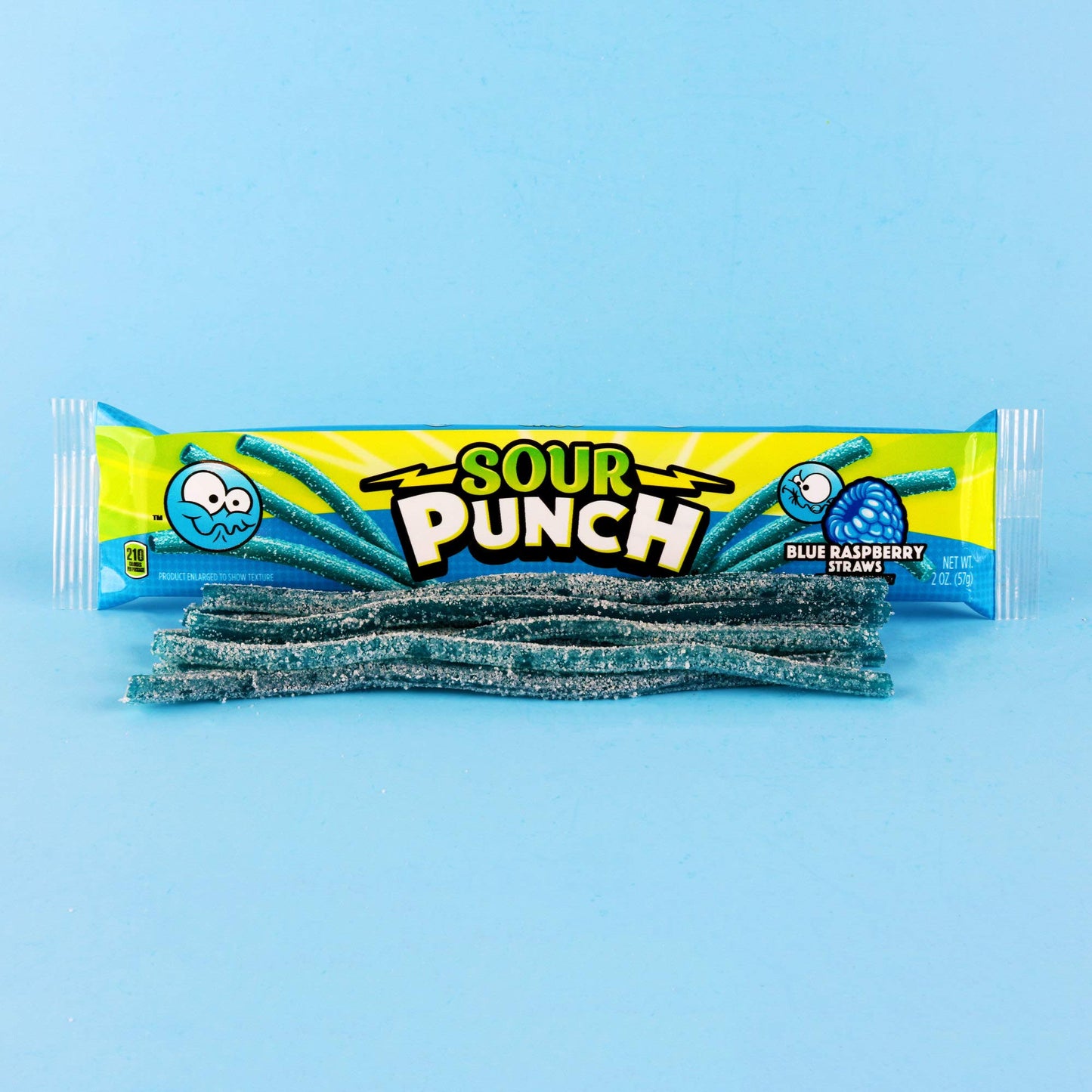 Sour Punch Straws Blue Raspberry - 24/2 oz.