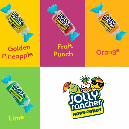 Jolly Ranchers Hard Candy Valued Pack of Tropical Flavor (3 x 198g) - In Special BoomQQ Packing