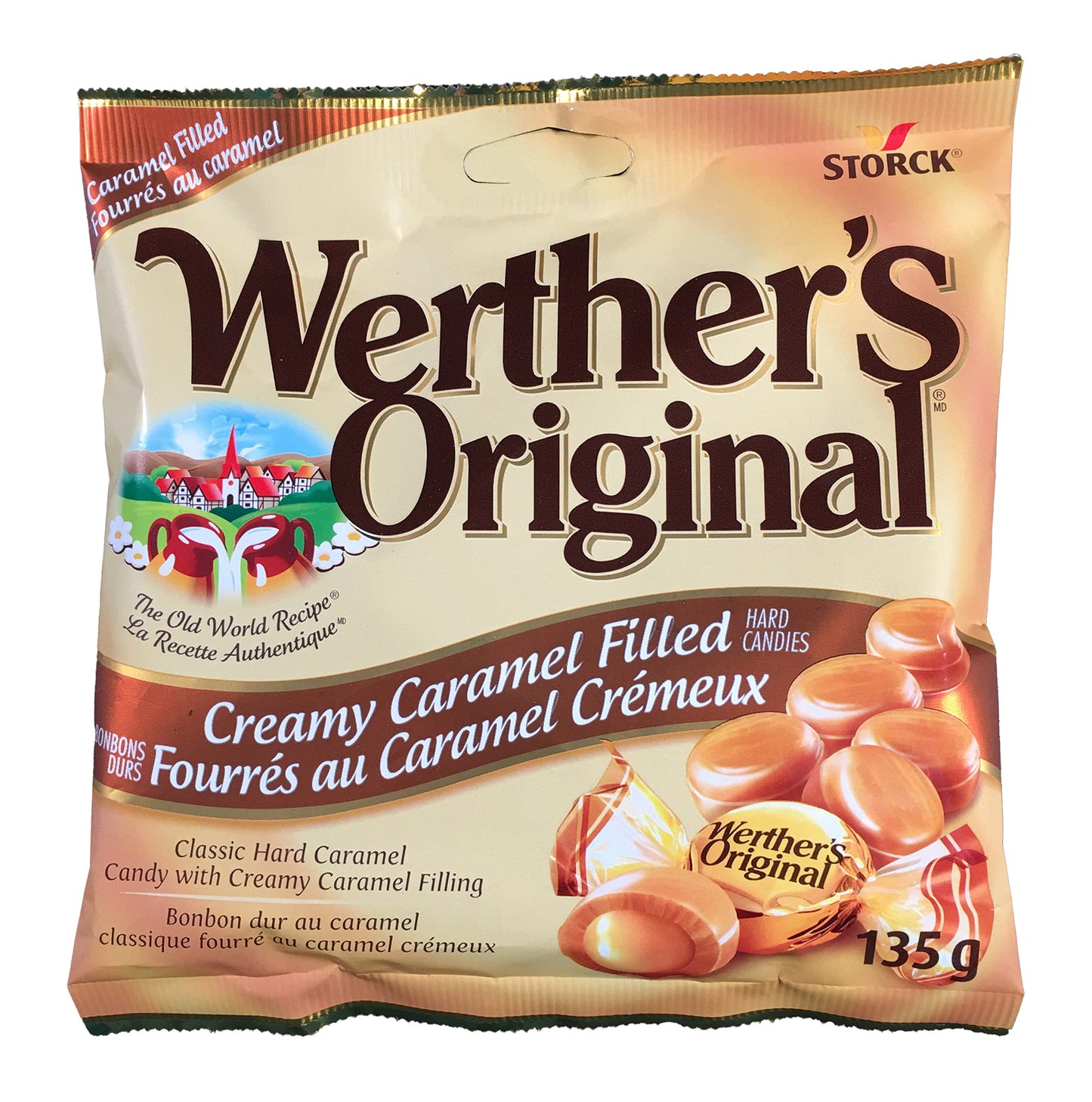 Werthers Original Creamy Caramel Filled Hard Candies 135 g