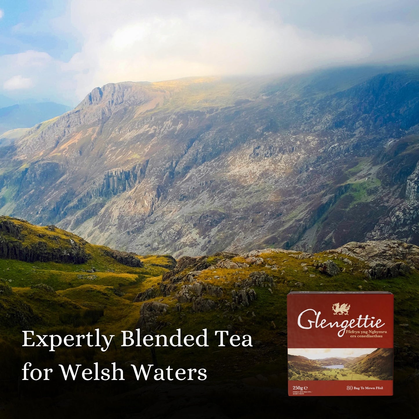 Glengettie 80 Teabags (Pack of 6, Total 480 Teabags)