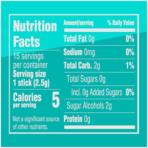 Extra Smooth Mint Sugarfree Gum, 15 Stick Slim Pack (Pack of 10)