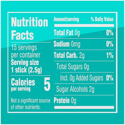 Extra Smooth Mint Sugarfree Gum, 15 Stick Slim Pack (Pack of 10)