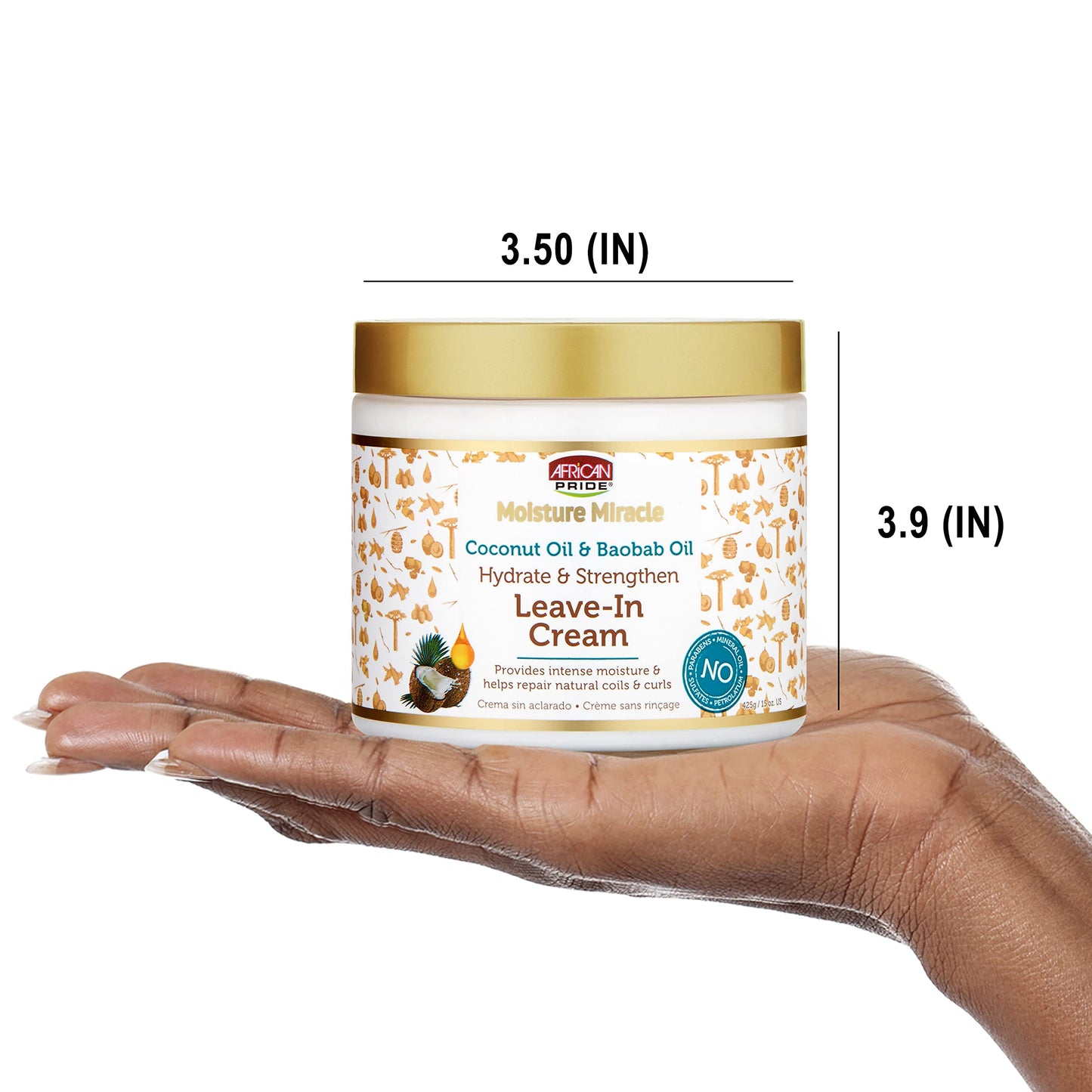 African Pride Moisture Miracle Coconut & Baobab Oil Leave In Cream