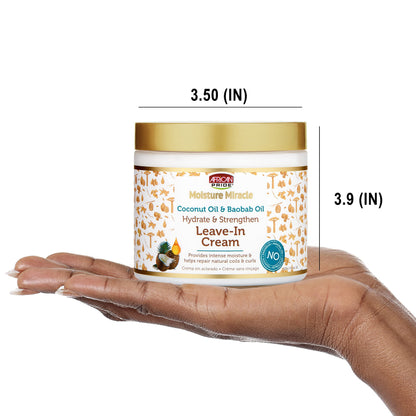 African Pride Moisture Miracle Coconut & Baobab Oil Leave In Cream