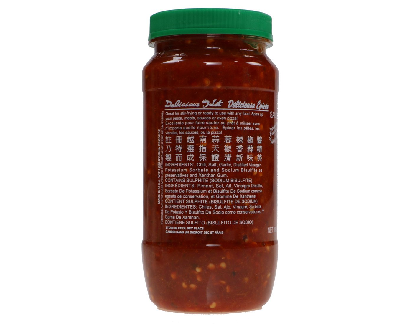 Huy Fong Chili Garlic sauce 460ml(18oz) - 2 pack / Sauce aux piments et à l'ail 460ml(18oz) - paquette de 2)