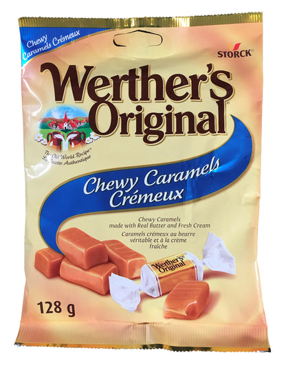 Werther's Original Chewy Caramels 128 g (Pack of 3)