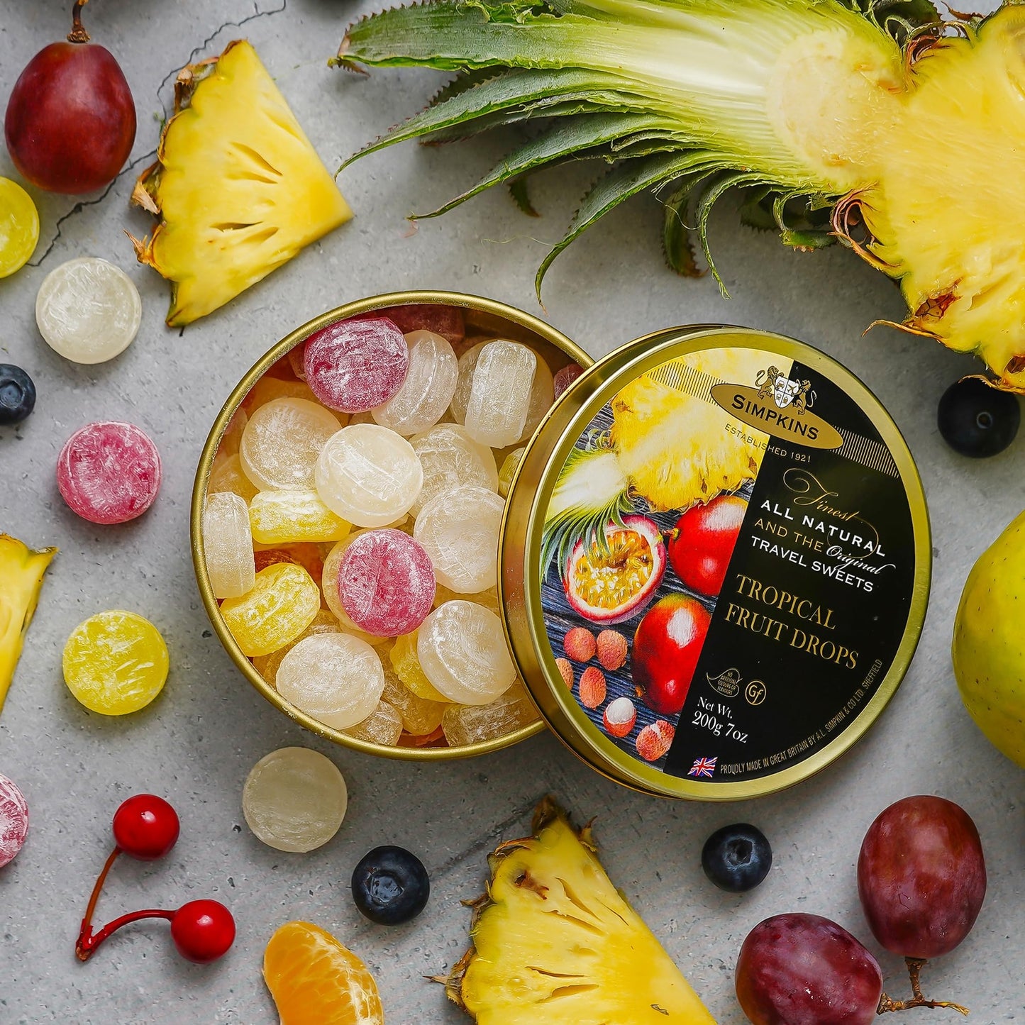 Simpkins tropical fruit 200g
