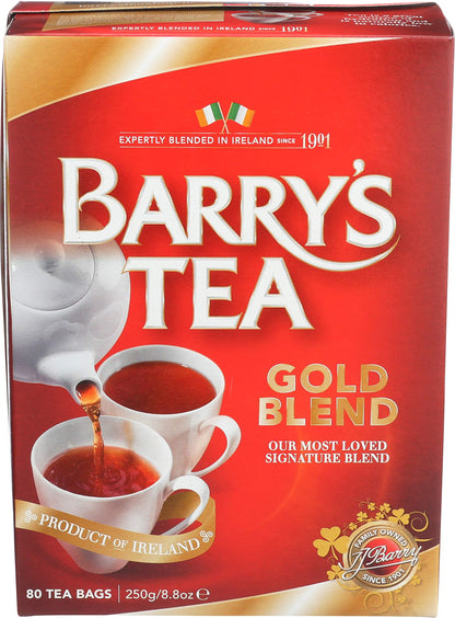 Barry's Gold Blend Irish Tea, 80-Count Tea Bags (Pack of 3)