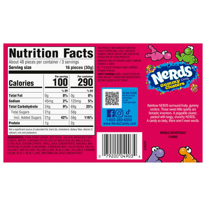 Nerds Gummy Clusters Theater Box (1 Unit - 85 g / 3 oz)