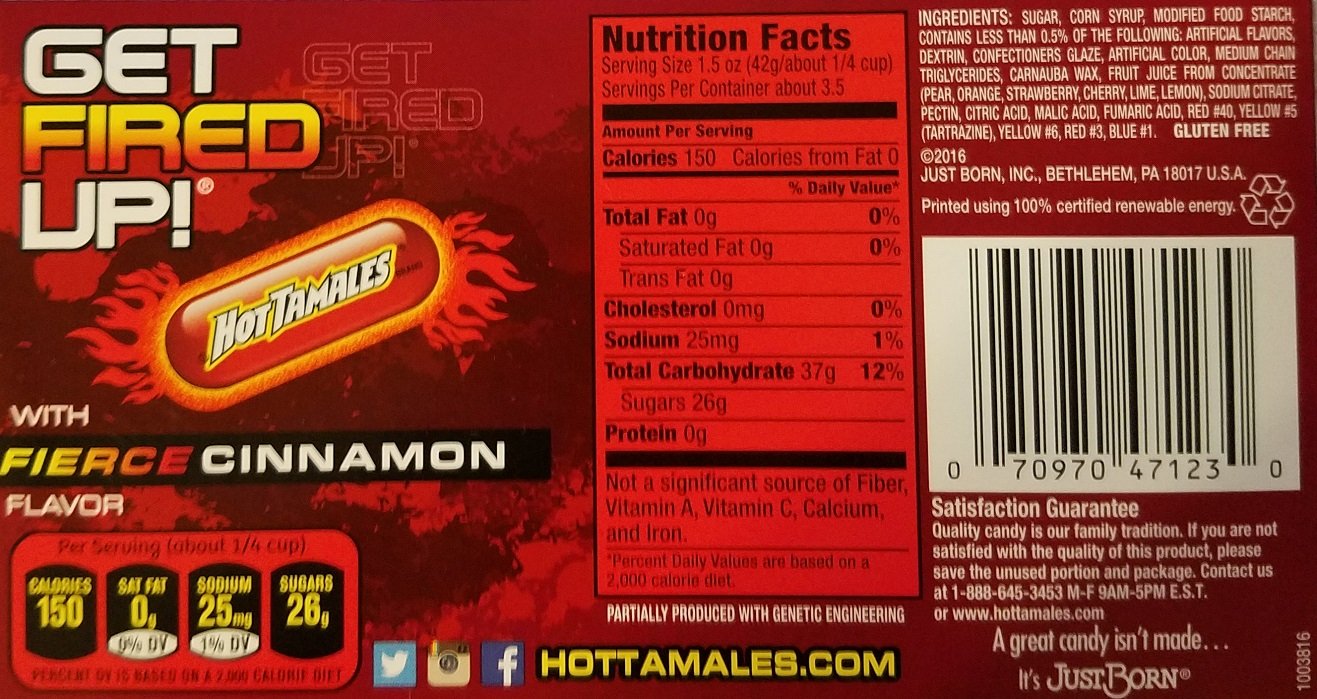HOT TAMALES THEATER BOX by MIKE & IKE (PACK OF 4)