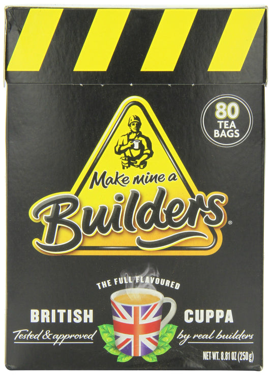 Builders Teabags, 80-Count by British Wholesale Imports