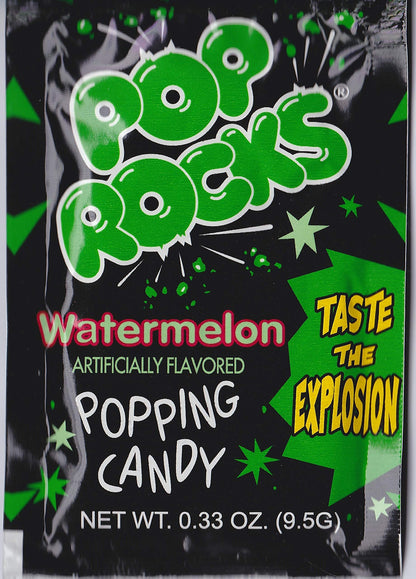Pop Rocks Popping Fizzing Crackling Candy 6pk (Watermelon, 6 Pack)