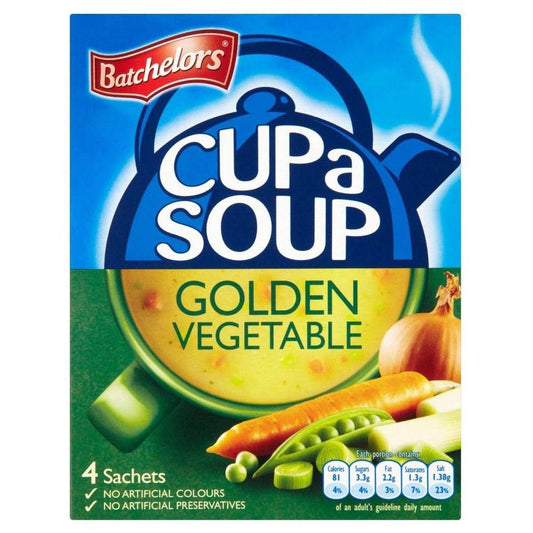 Batchelors Cup a Soup Golden Vegetable (4 per Pack - 82g)